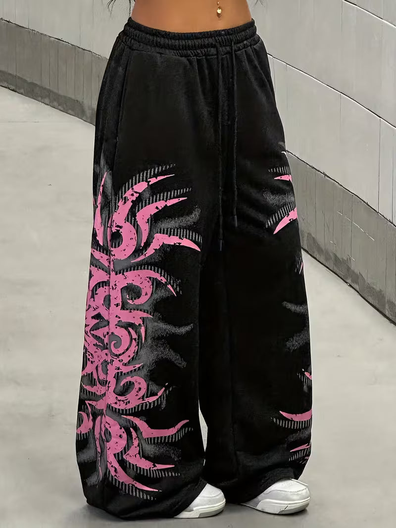 Pink-Chaos TrackPants